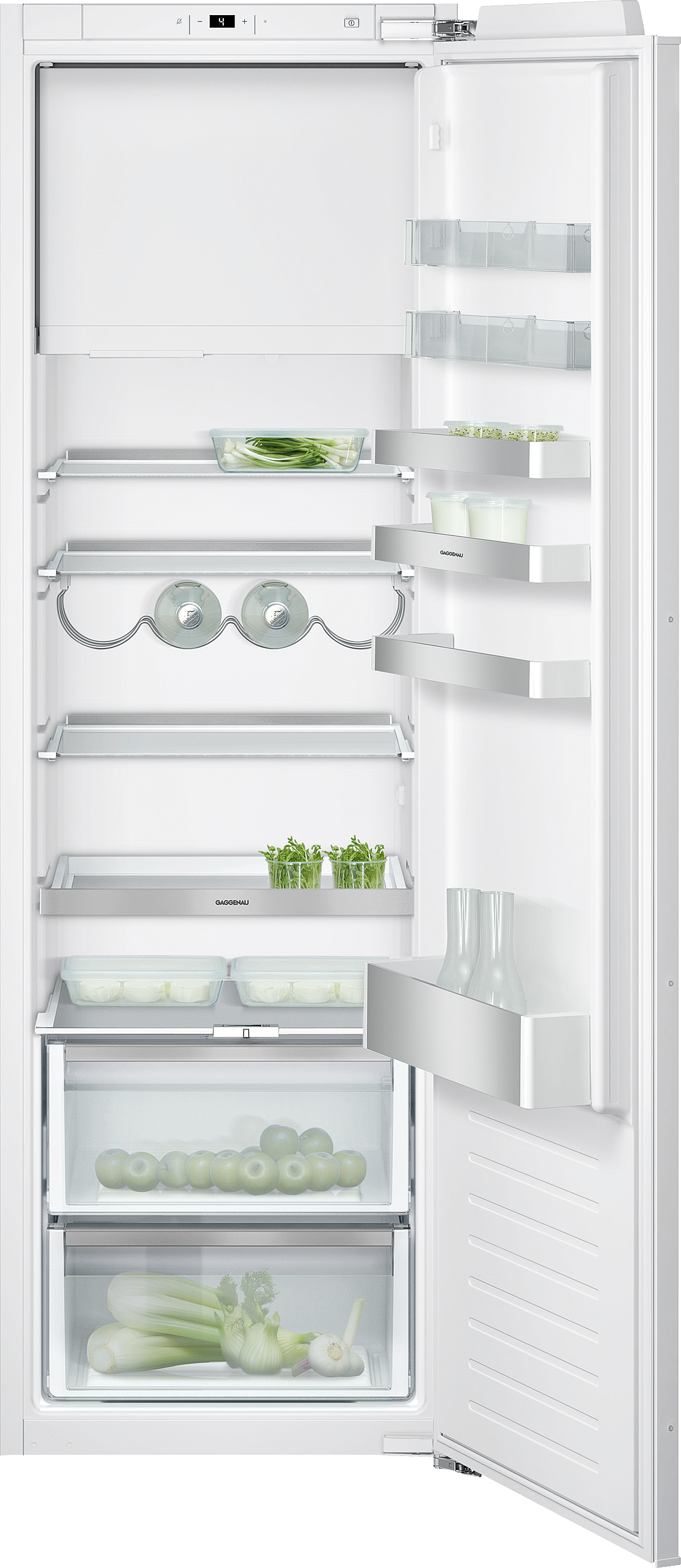 Serie 200, Kühl- und Gefrierkombination, 177.5 x 56 cm, Flachscharnier mit Softeinzug, RT282204