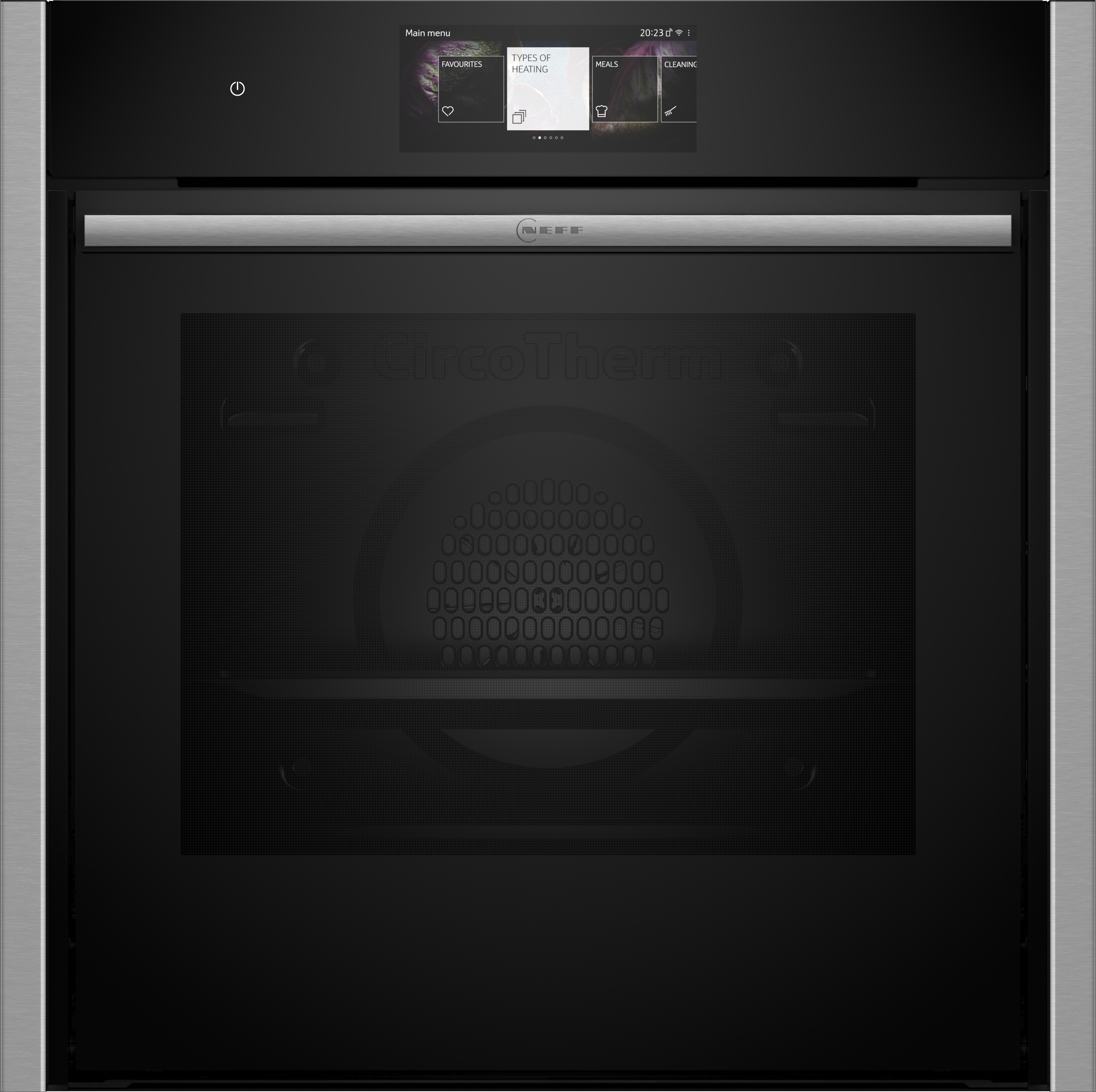 N 90, Backofen, 60 x 60 cm, Edelstahl, B64CT73N0