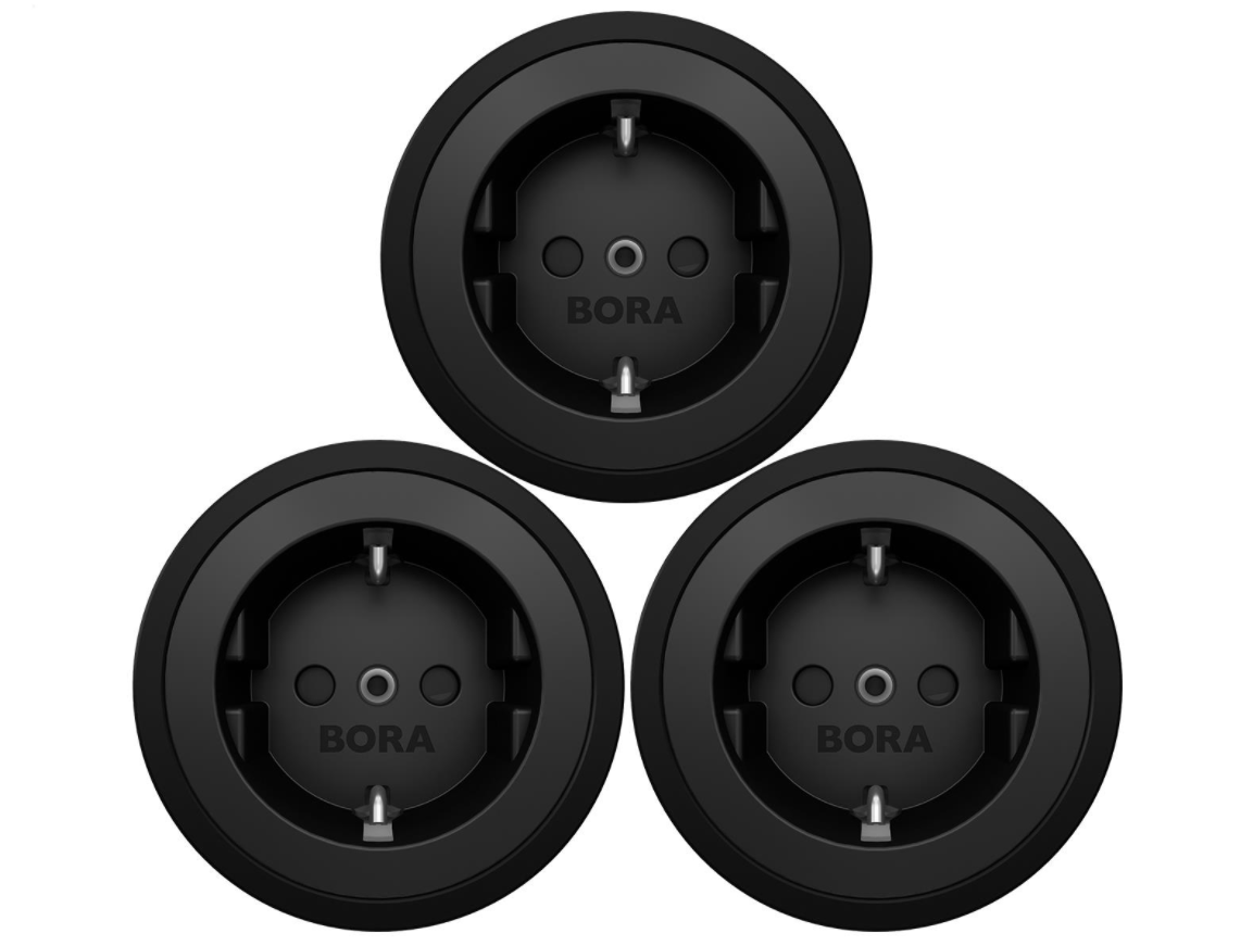 Bora 3er Set USTFAB Steckdose
