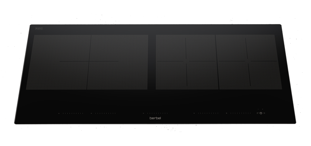 berbel BKF 90 iPP Panoramakochfeld Schwarz 1100055
