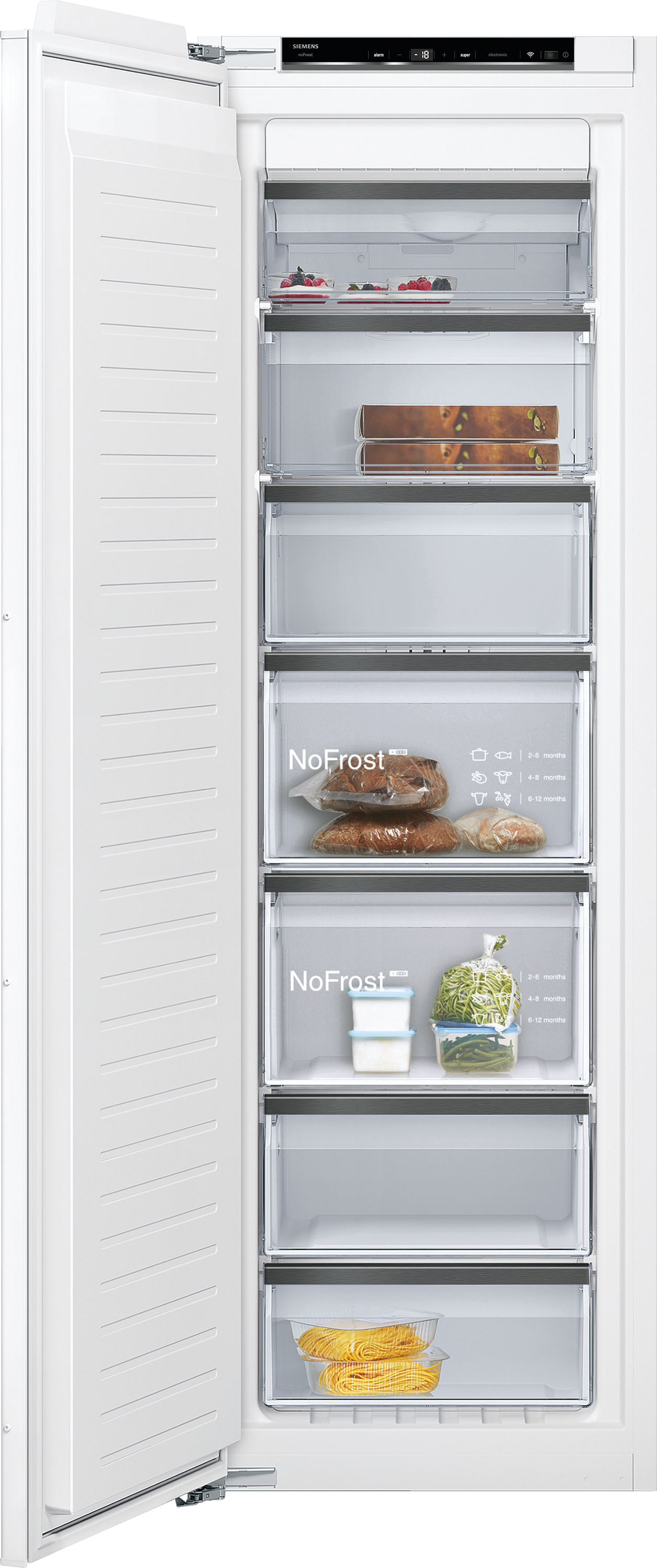 iQ700, Einbau-Gefrierschrank, 177.2 x 55.8 cm, Flachscharnier mit Softeinzug, GI81NHCE0