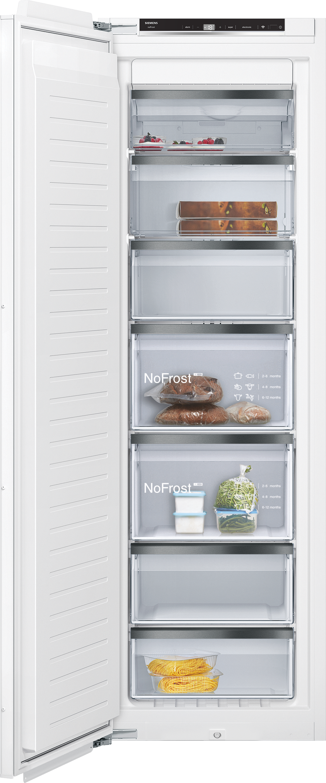 iQ700, Einbau-Gefrierschrank, 177.2 x 55.8 cm, Flachscharnier mit Softeinzug, GI81NHNE0