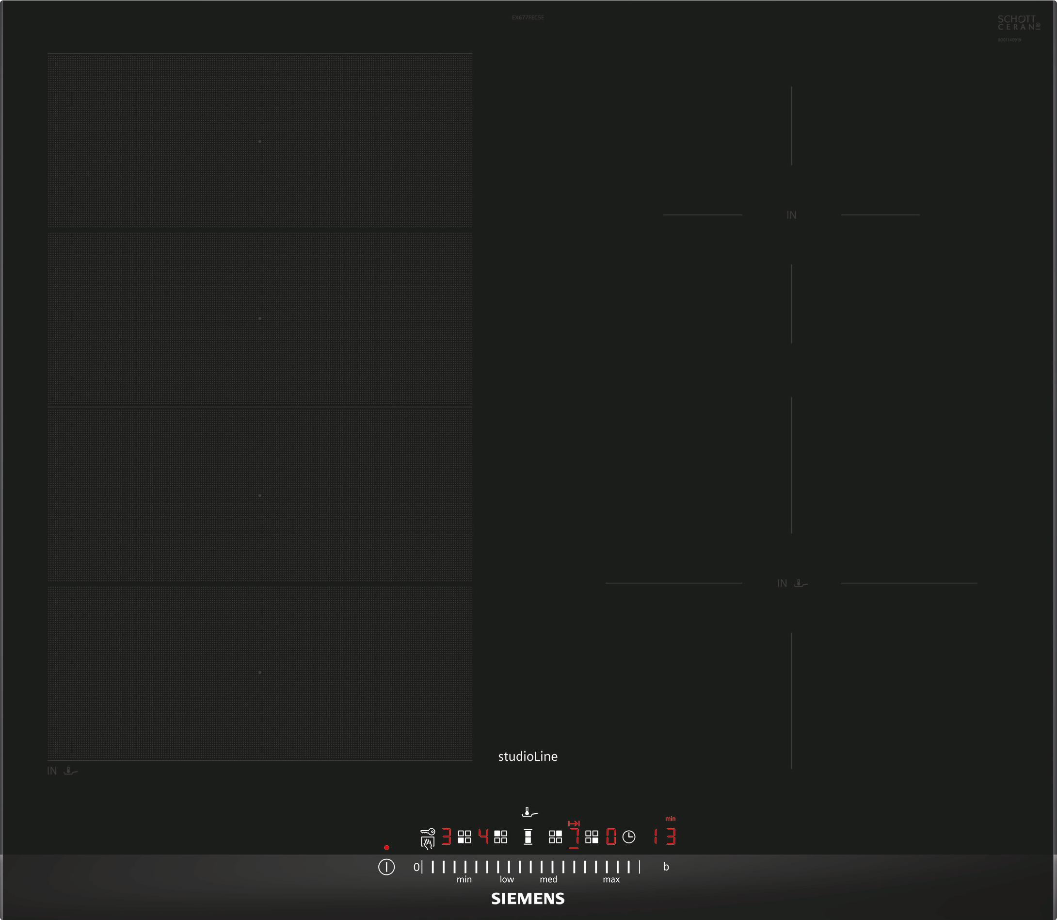 iQ700, Induktionskochfeld, 60 cm, EX677FEC5E