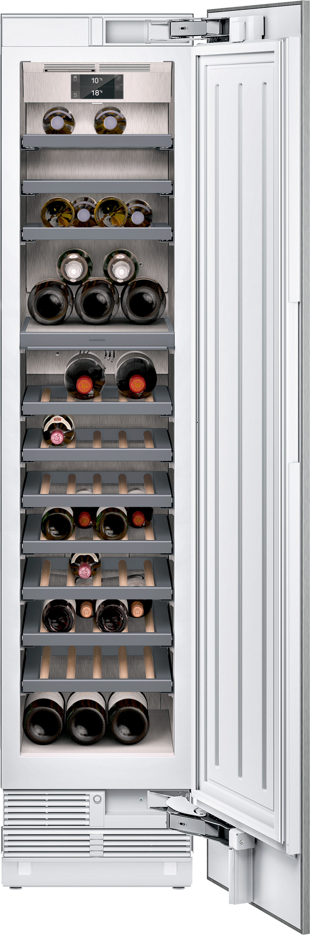 Serie 400, Vario Weinklimaschrank mit Volltür, 212.5 x 45.1 cm, RW414305