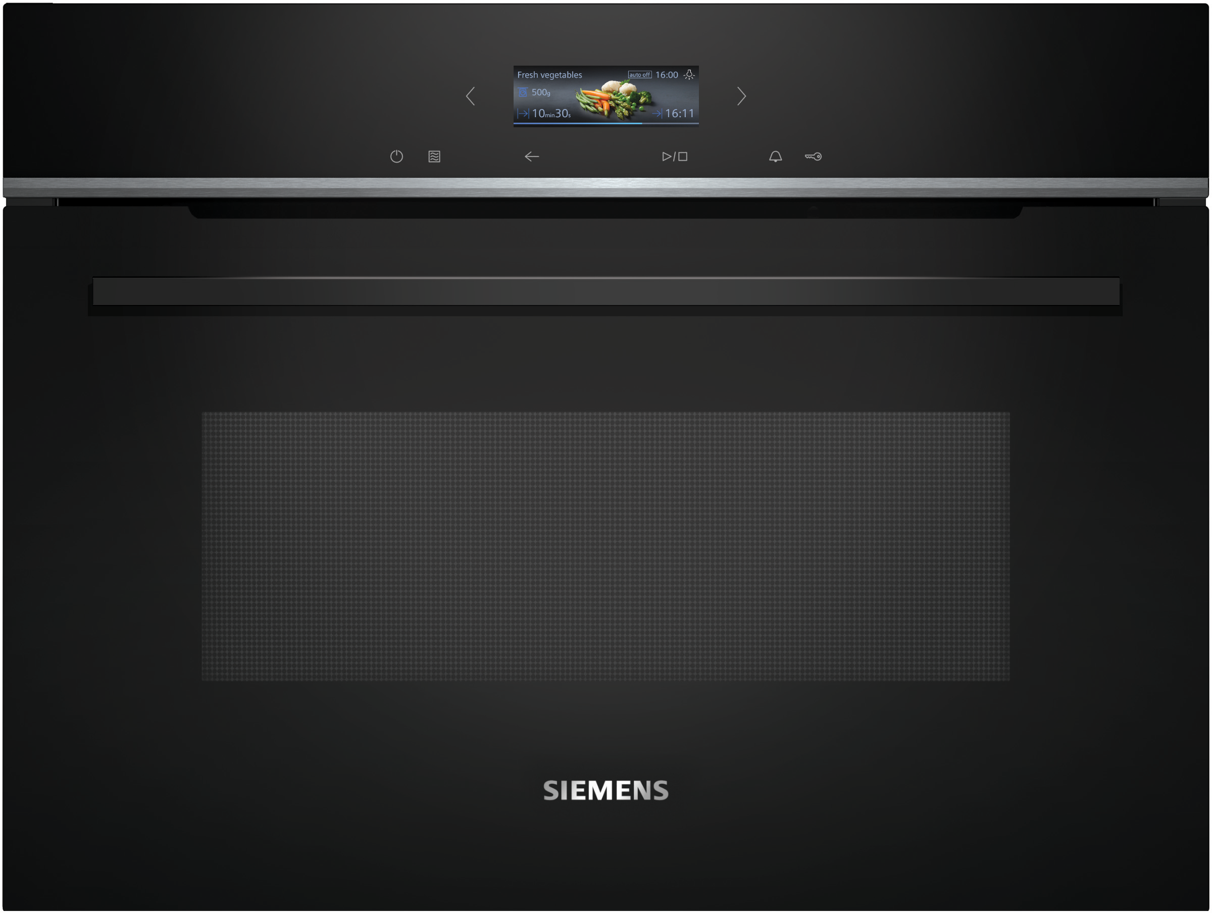 iQ700, Einbau-Mikrowelle, 60 x 45 cm, Schwarz, Edelstahl, CE732GXB1