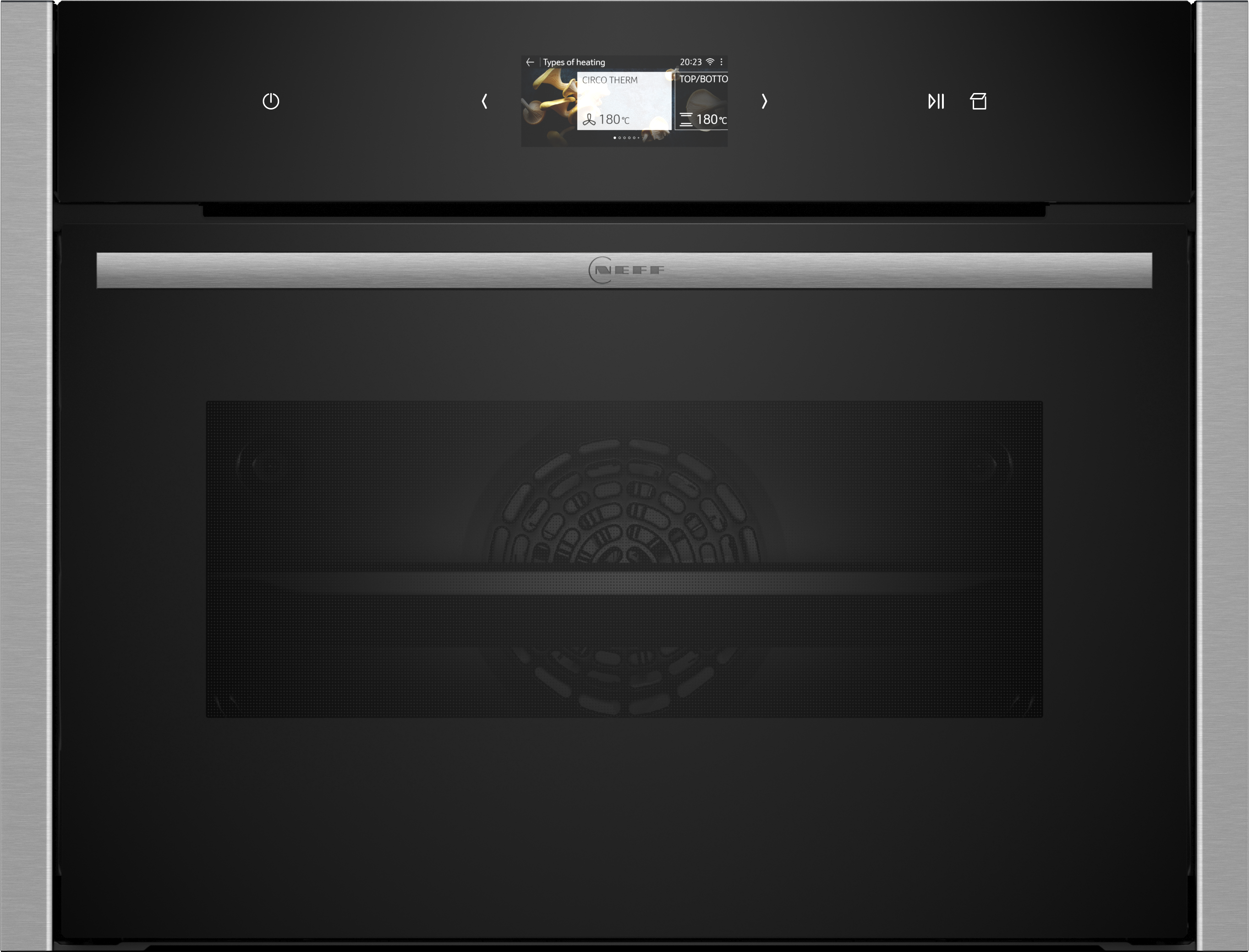 N 90, Kompakt-Dampfbackofen, 60 x 45 cm, Edelstahl, C24FS31N0