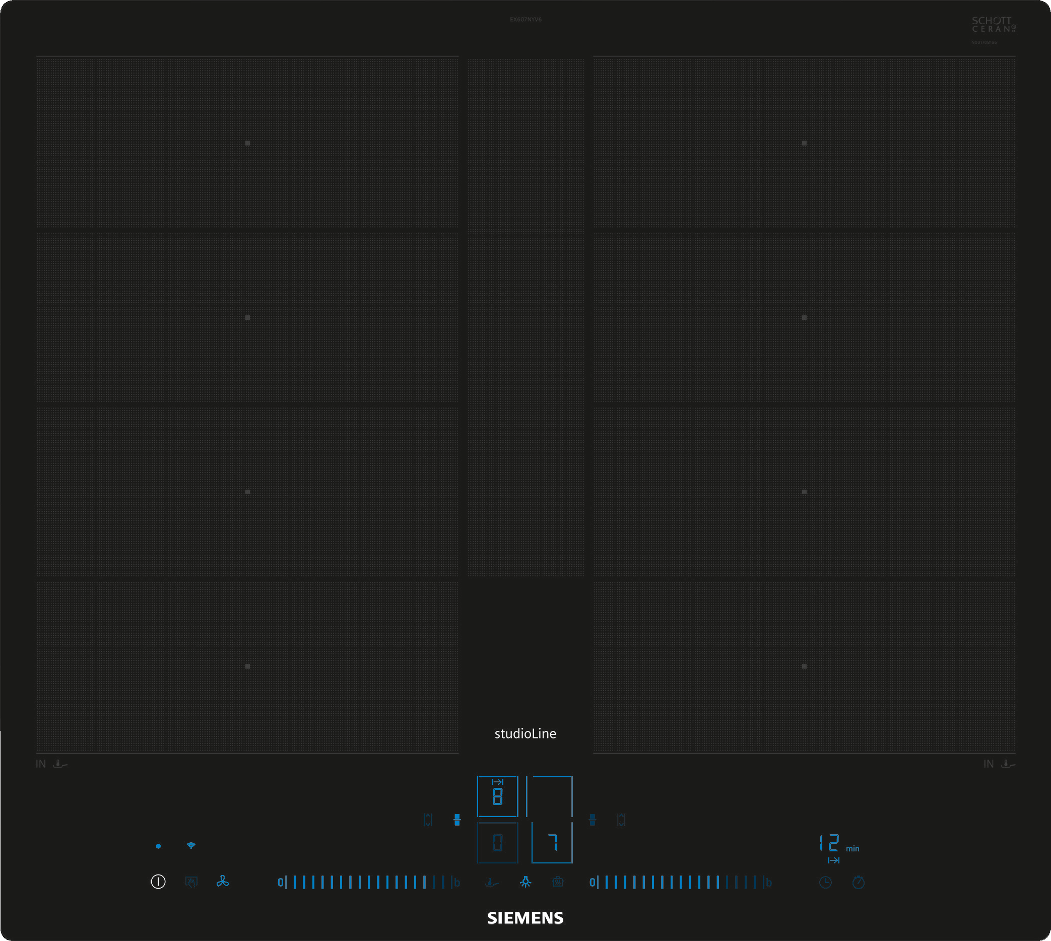 iQ700, Induktionskochfeld, 60 cm, EX607NYV6E