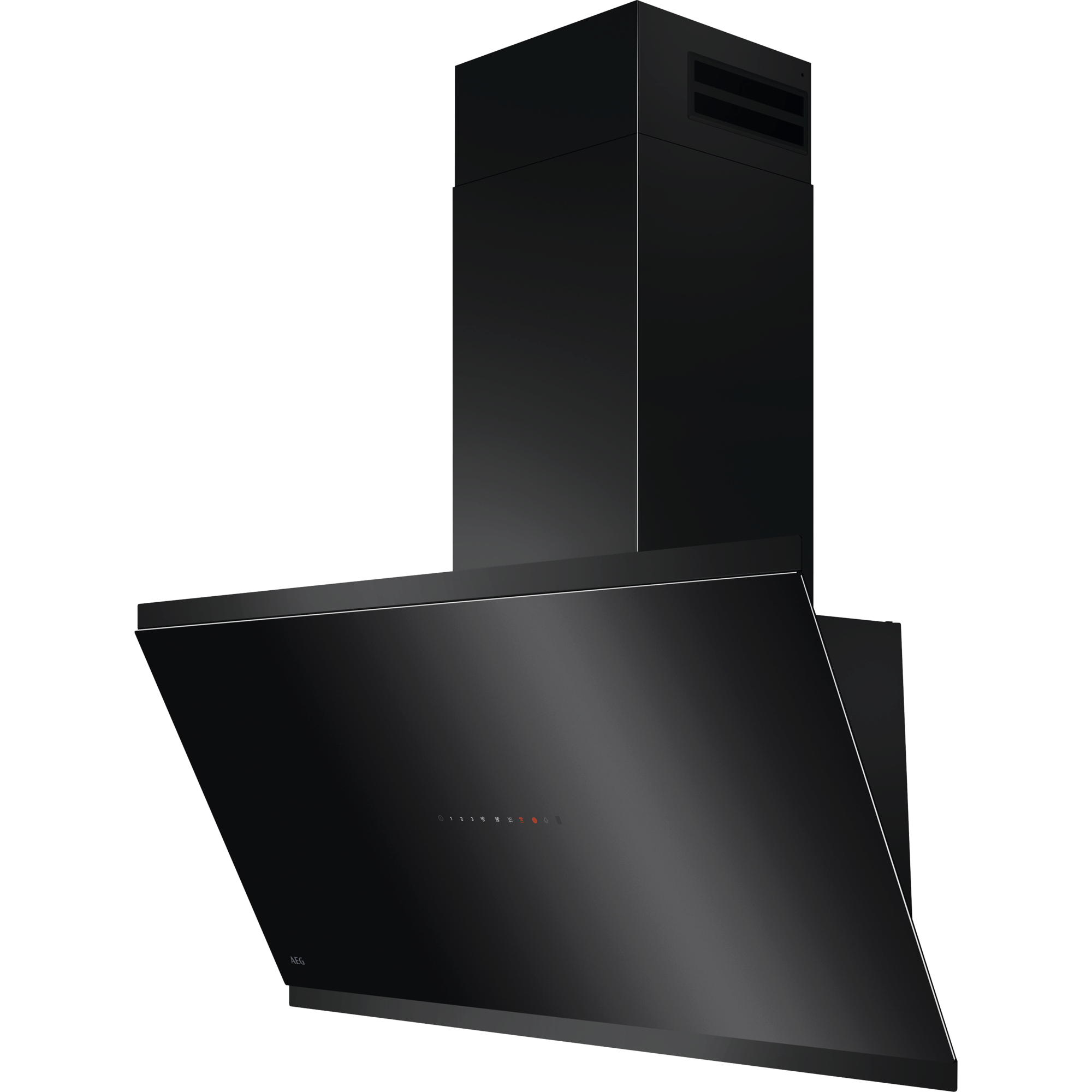 AEG NDV7761SB Wandhaube 60cm Schwarz SilenceTech Hob2Hood BreezeFunktion LED-Beleuchtung