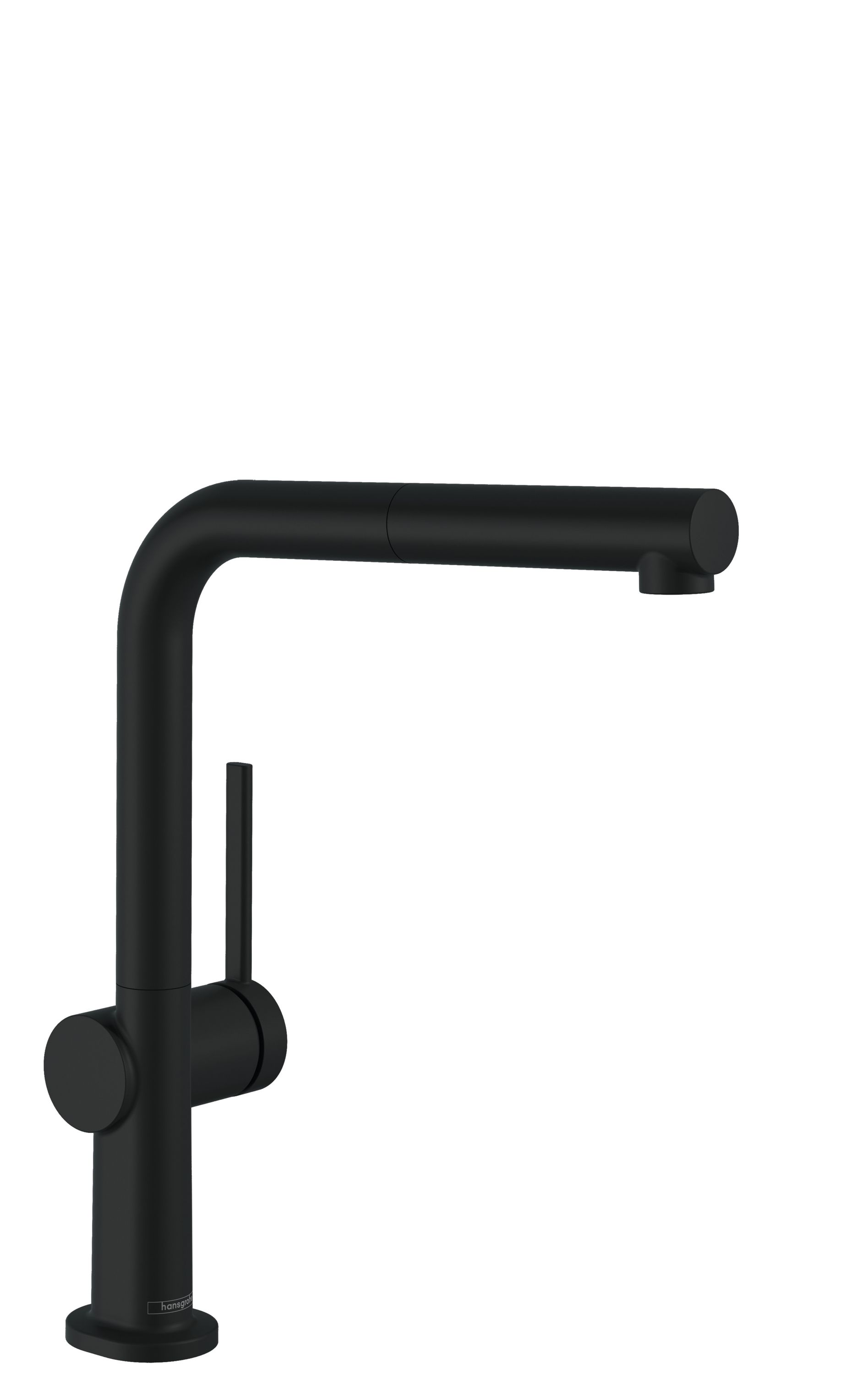 Einhebel-Küchenmischer 270, Ausziehauslauf, 1jet - Mattschwarz 72808670