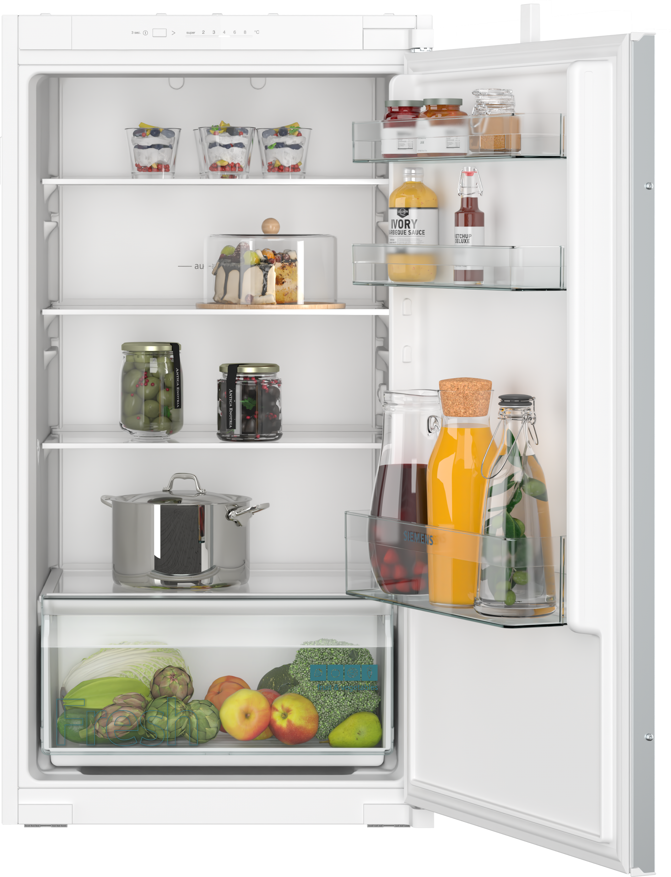 iQ100, Einbau-Kühlschrank, 102.5 x 56 cm, Schleppscharnier, KI31RNSE0