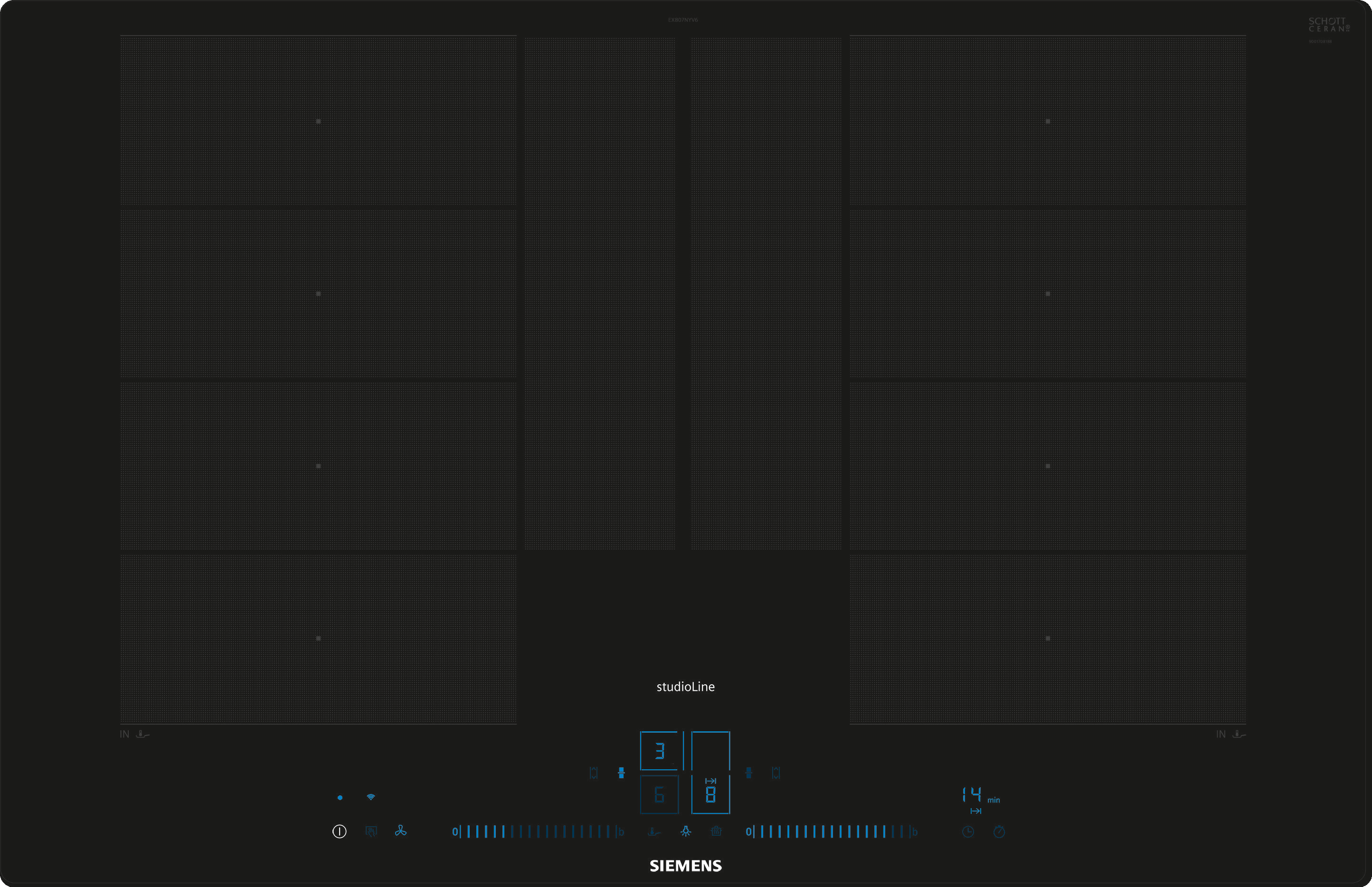 iQ700, Induktionskochfeld, 80 cm, EX807NYV6E