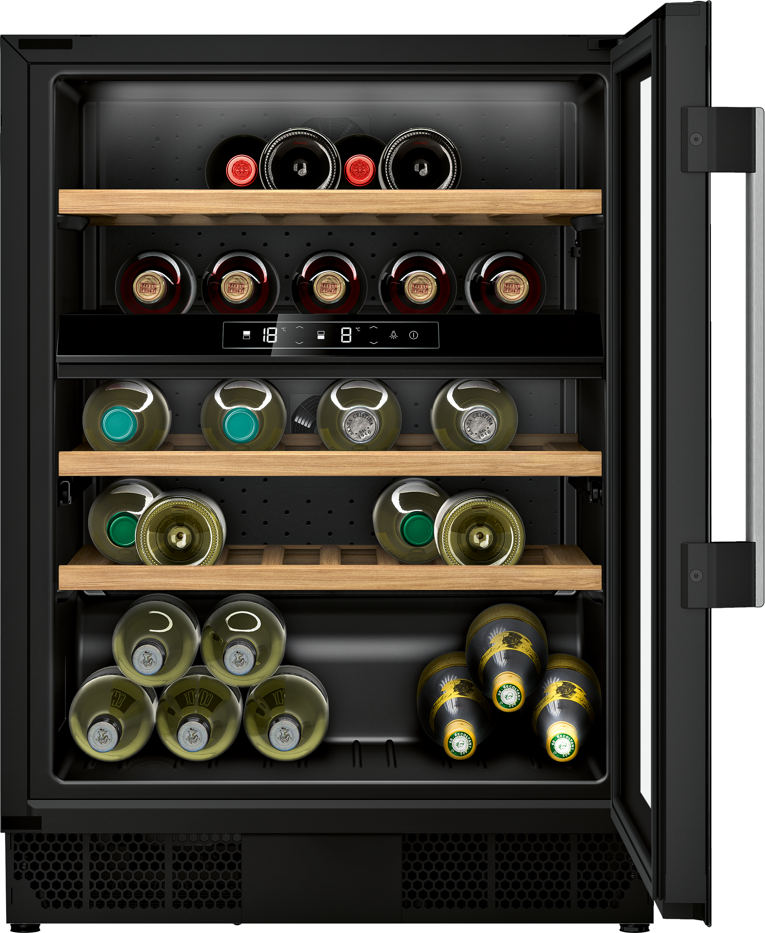 N 70, Weinkühlschrank mit Glastür, 82 x 60 cm, KU9213HG0