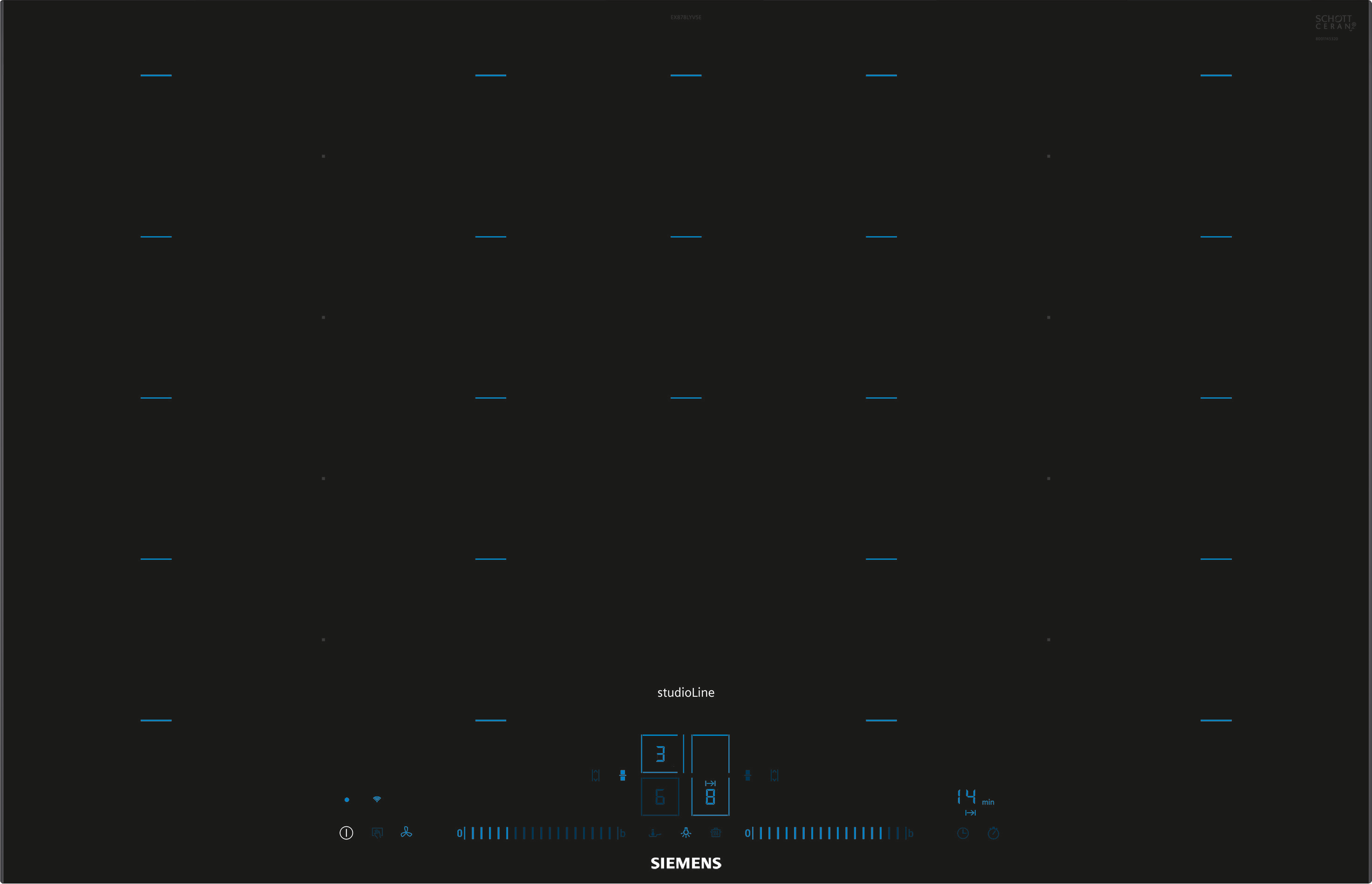 iQ700, Induktionskochfeld, 80 cm, EX878LYV5E