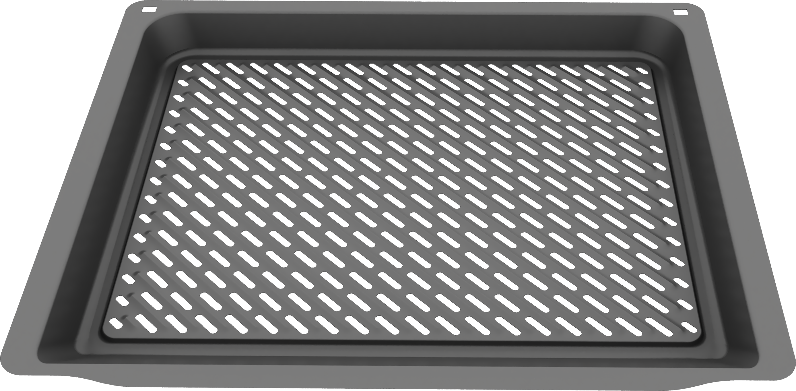 Air Fry & Grillblech, 34 x 455 x 375 mm, Anthrazit, HZ629070