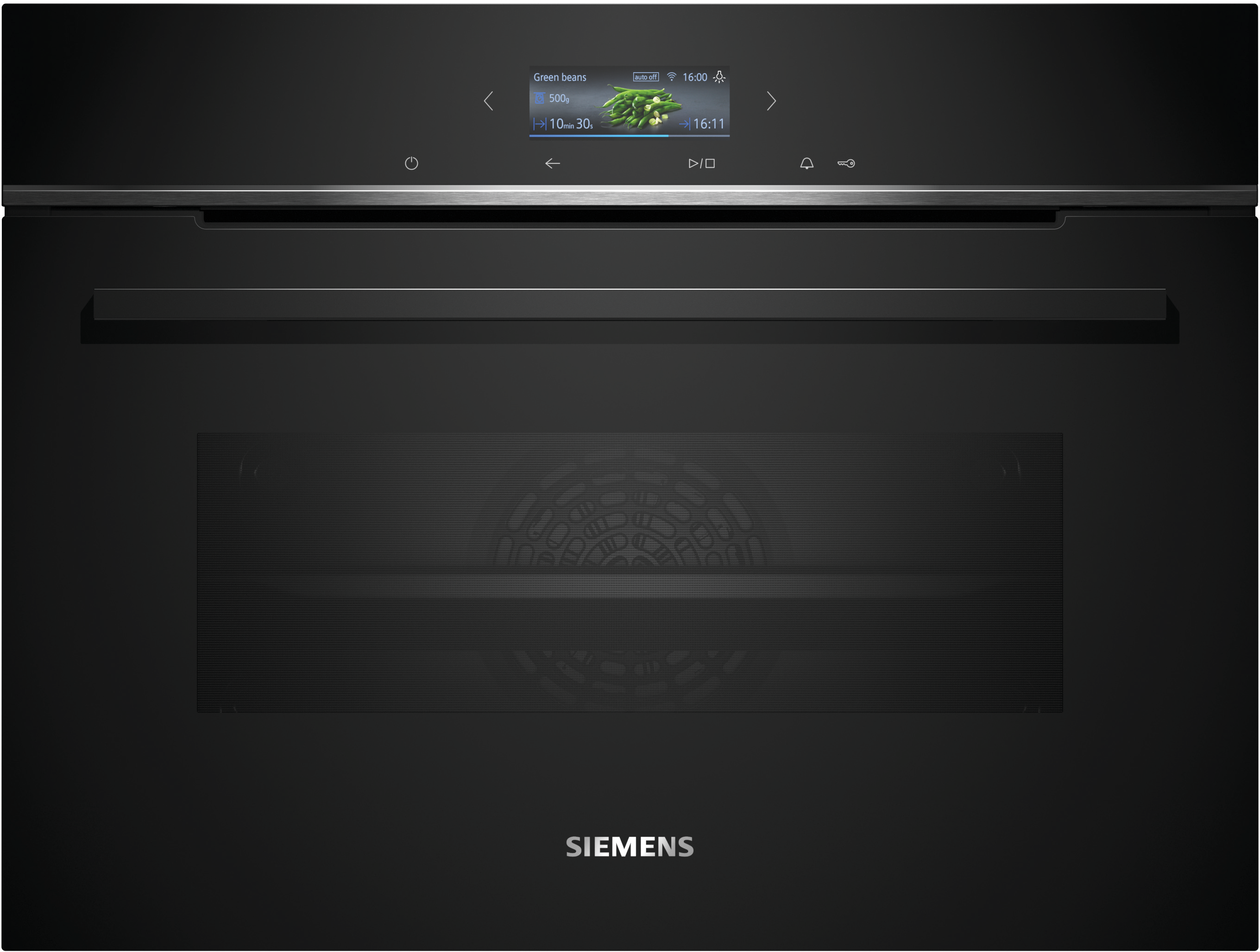 iQ700 Einbau-Kompaktbackofen 60 x 45 cm Schwarz, Edelstahl CB774G1B1