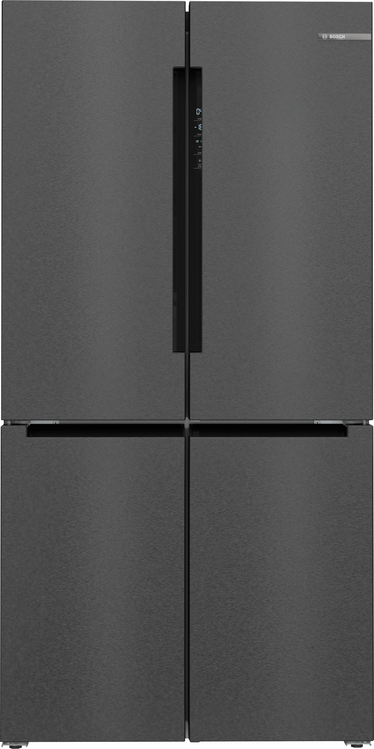 Bosch Serie 6 , mehr-türig, 183 x 90.5 cm, Edelstahl schwarz, KFN96AXEA