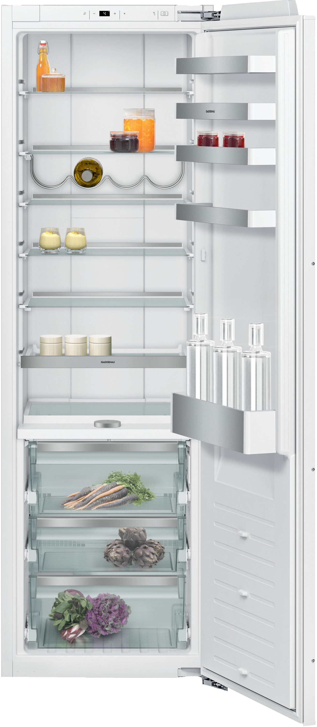 Serie 200, Kühlgerät, 177.5 x 56 cm, Flachscharnier mit Softeinzug, RC282306